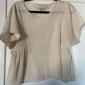 Madewell Gauze Striped Top | Sz L
